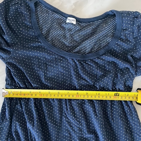 Splendid polka dot cotton dress with elastic waist in size S - Picture 7 of 7